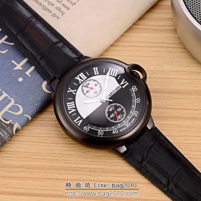 CARTIER卡地亞 新品上市經典百搭 精品男士腕表 WSS1695